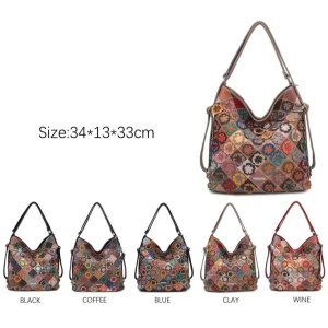 Geanta 2in1 rucsac Silvia Rosa flori colorate Geanta 2in1 rucsac Silvia Rosa flori colorate