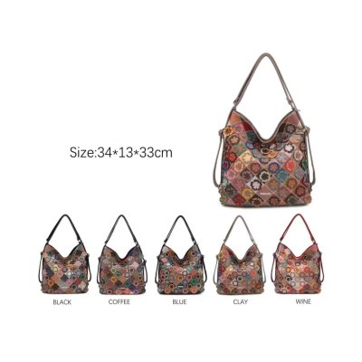 Geanta 2in1 rucsac Silvia Rosa flori colorate