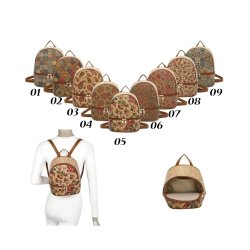 Rucsac colorat imitatie pluta Rucsac colorat imitatie pluta