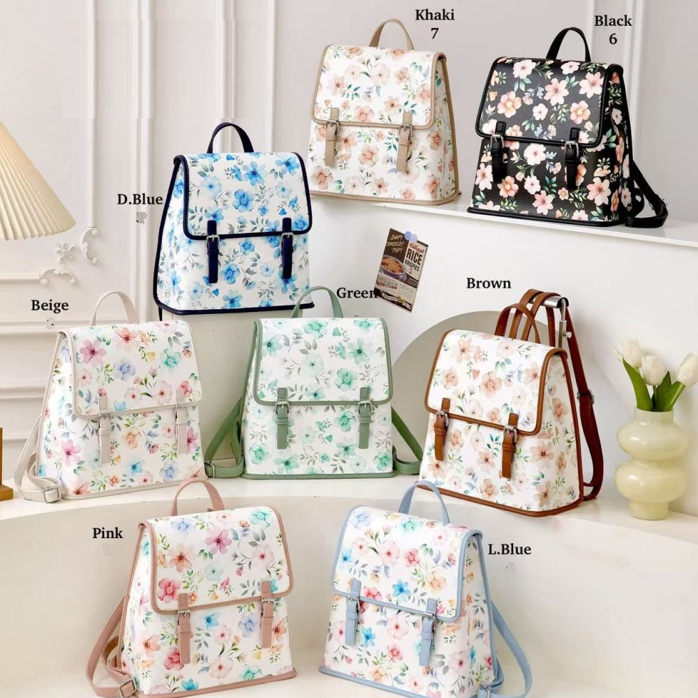 Rucsac cu flori colorate Rucsac cu flori colorate