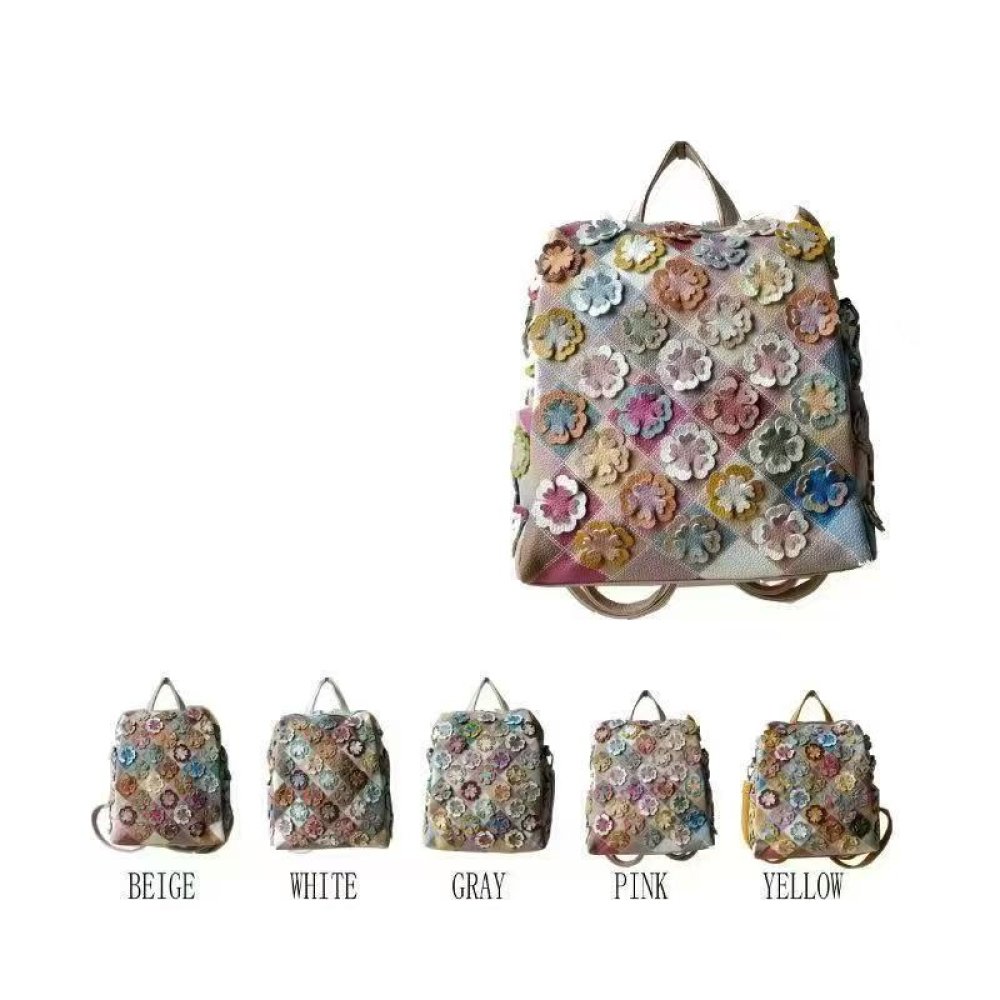 Rucsac flori colorate Silvia Rosa Rucsac flori colorate Silvia Rosa