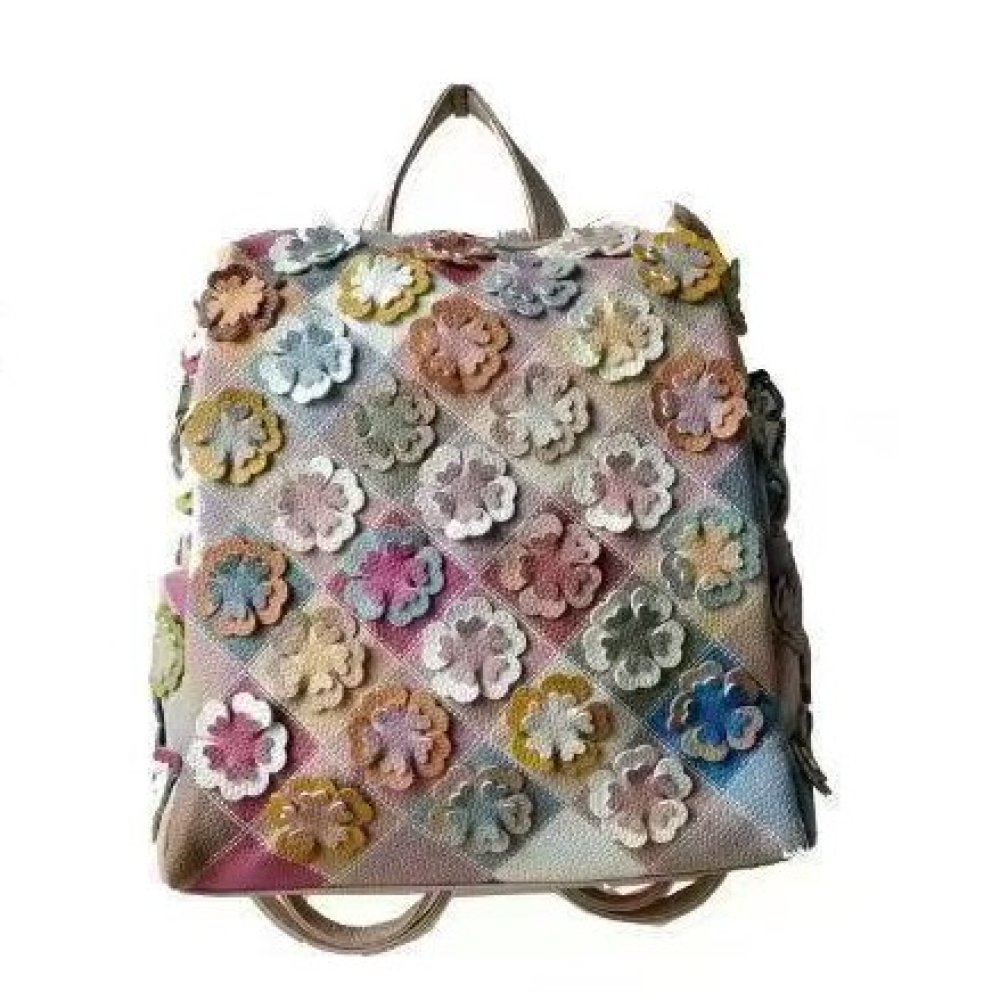 Rucsac flori colorate Silvia Rosa Rucsac flori colorate Silvia Rosa