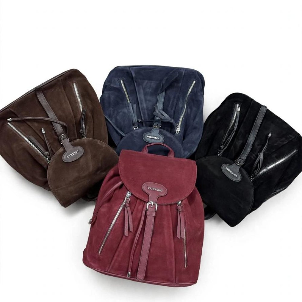 Rucsac piele intoarsa Velina Fabbiano Rucsac piele intoarsa Velina Fabbiano