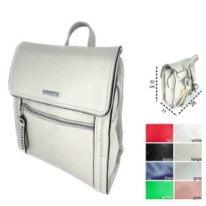 Rucsac Silvia Rosa cusaturi laterale