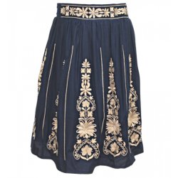 Fusta traditionala bumbac model floral