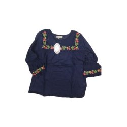 Ie traditionala bumbac bleumarin