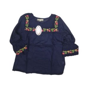 Ie traditionala bumbac bleumarin