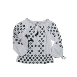 Ie traditionala bumbac cusaturi verzi