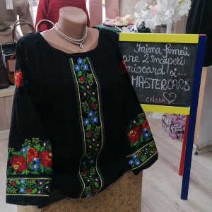Ie traditionala bumbac negru