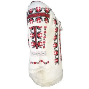 Ie traditionala bumbac rosu-negru