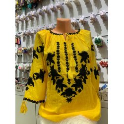 Ie traditionala galbena din bumbac