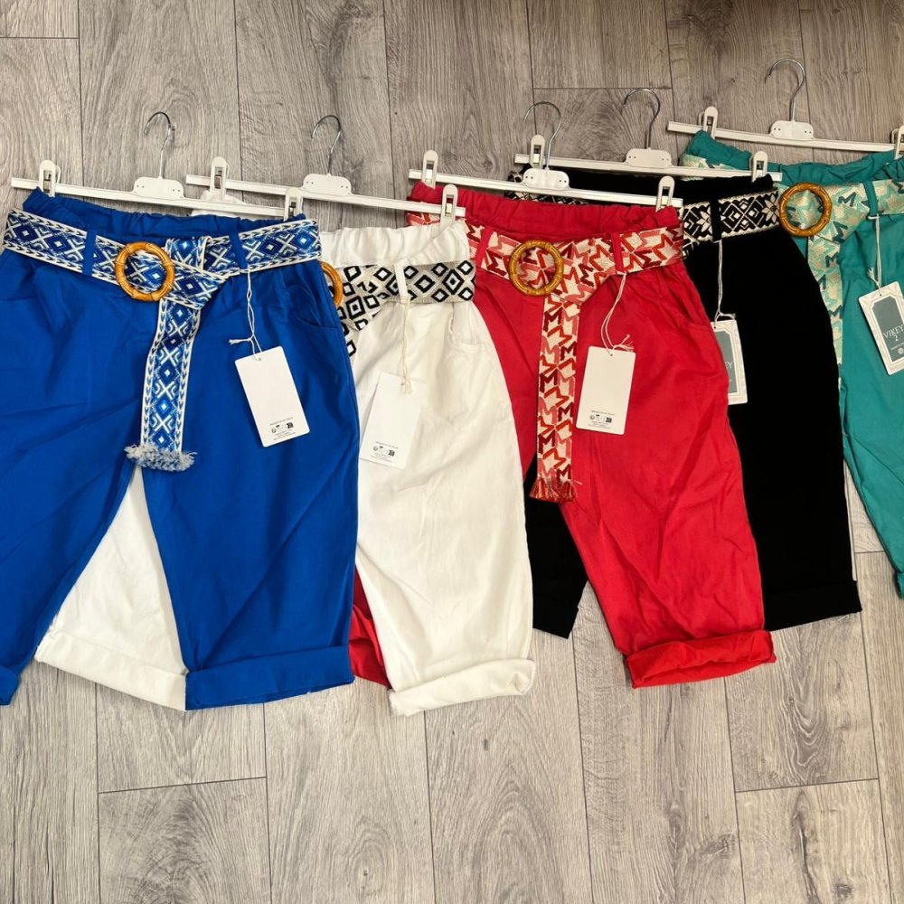 Pantaloni dama 3/4 colorati Pantaloni dama 3/4 colorati