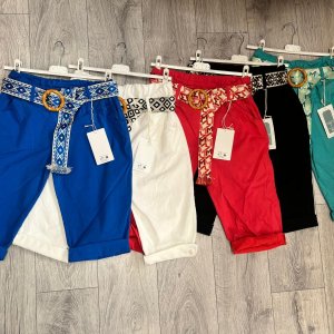 Pantaloni dama 3/4 colorati Pantaloni dama 3/4 colorati