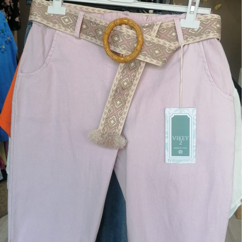 Pantaloni dama 3/4 colorati Pantaloni dama 3/4 colorati