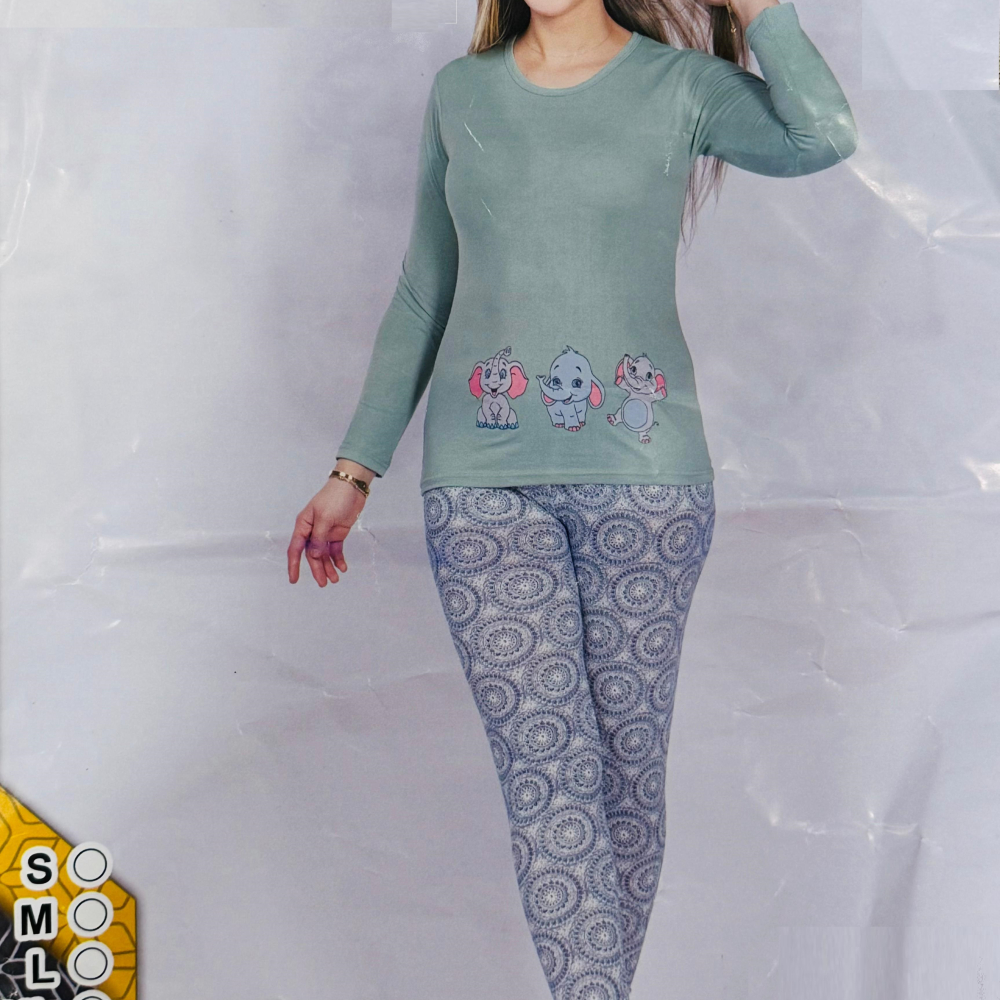 Pijamale dama maneca lunga