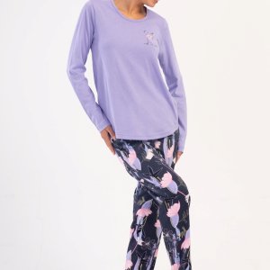 Pijamale dama maneca lunga