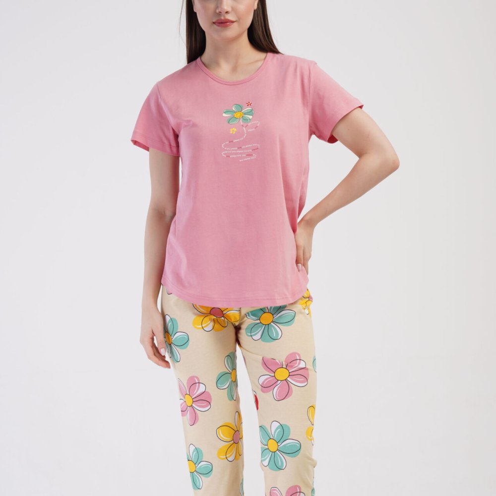 Pijamale Vienetta Secret model floral Pijamale Vienetta Secret model floral