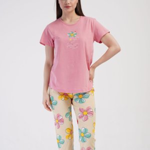Pijamale Vienetta Secret model floral Pijamale Vienetta Secret model floral