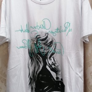 Tricou alb din bumbac