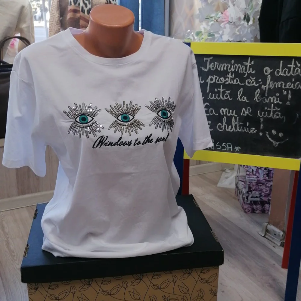 Tricou dama cu paiete