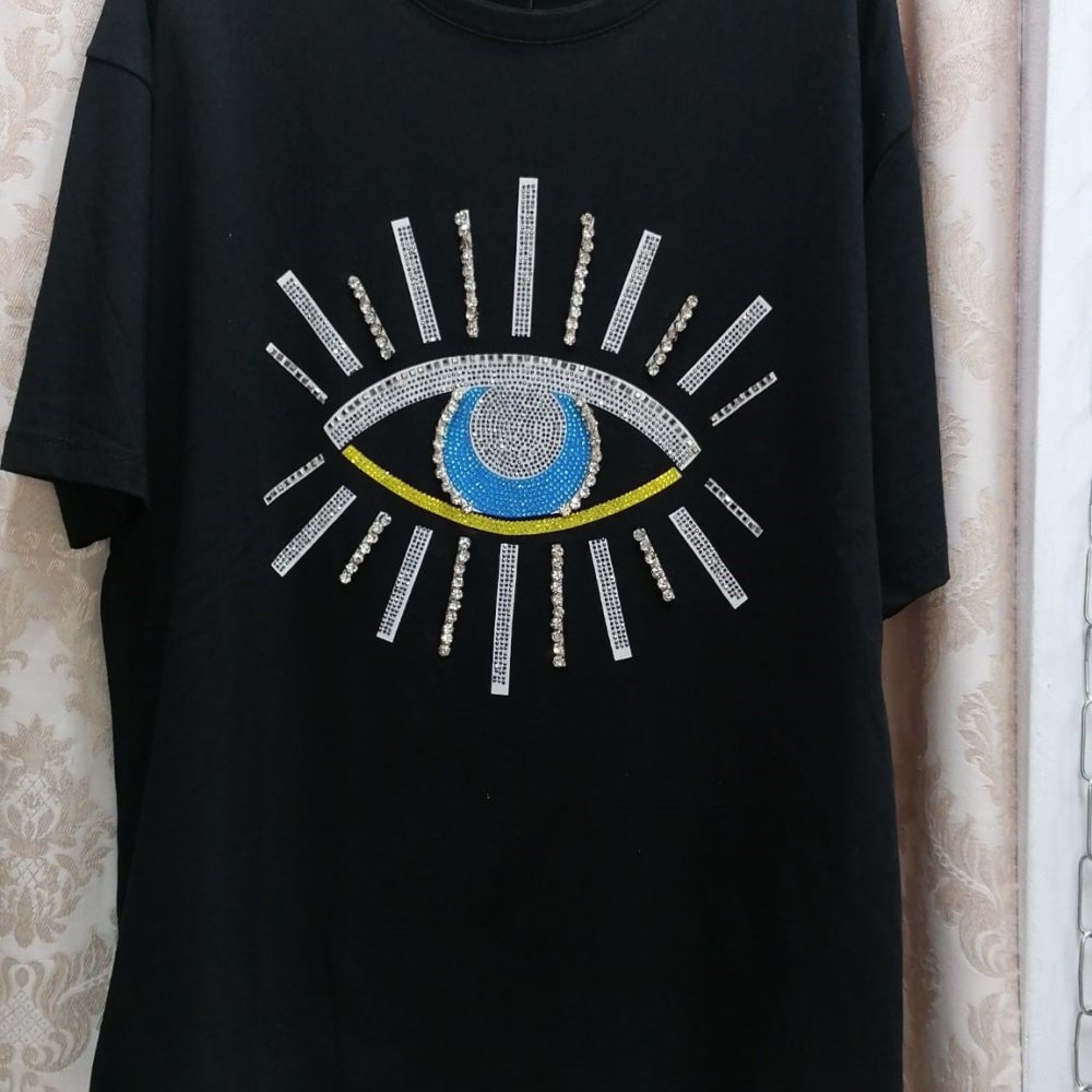 Tricou dama negru Ochiul lui Horus Tricou dama negru Ochiul lui Horus