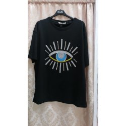 Tricou dama negru Ochiul lui Horus