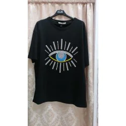 Tricou dama negru Ochiul lui Horus