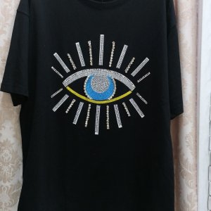 Tricou dama negru Ochiul lui Horus