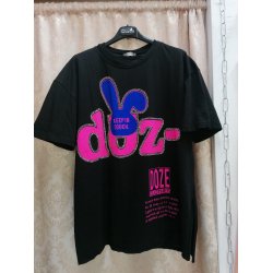 Tricou negru dama cu model stralucitor